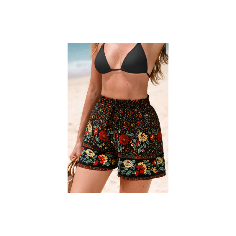 Hidden Garden Floral Cover-Up Shorts