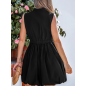 S/M Real City Aura Black Mini Dress