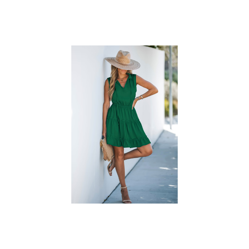 All American Green Mini Dress