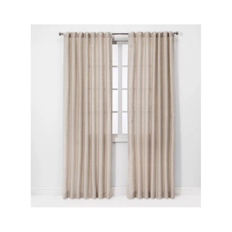 Light Filtering Linen Window Curtain 54'' Light Filtering Linen Window Curtain 54''