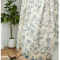 Farmhouse Linen Curtains for Bedroom Floral Patterned 63'' Farmhouse Linen Curtains for Bedroom Floral Patterned 63''
