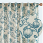 Farmhouse Linen Curtains for Bedroom Floral Patterned 63'' Farmhouse Linen Curtains for Bedroom Floral Patterned 63''