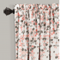 Blossoming Flowers Polyester Room Darkening Curtain 52" Blossoming Flowers Polyester Room Darkening Curtain 52"