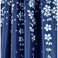 Blossoming Flowers Polyester Room Darkening Curtain 52" Blossoming Flowers Polyester Room Darkening Curtain 52"