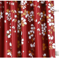 Blossoming Flowers Polyester Room Darkening Curtain 52" Blossoming Flowers Polyester Room Darkening Curtain 52"