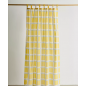 Grid Patterned Window Curtain 52'' Grid Patterned Window Curtain 52''