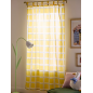 Grid Patterned Window Curtain 52'' Grid Patterned Window Curtain 52''
