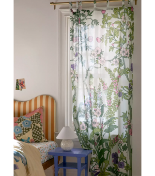 Botanical Garden Window Curtain 52''