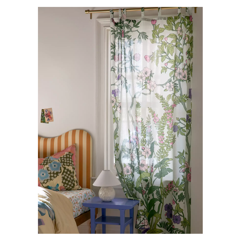 Botanical Garden Window Curtain 52'' Botanical Garden Window Curtain 52''