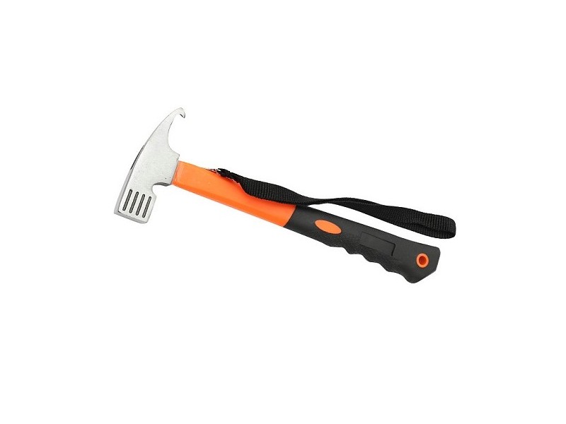 Carbon Steel Camping Hammer Heavy Duty with Tent Stake Remover