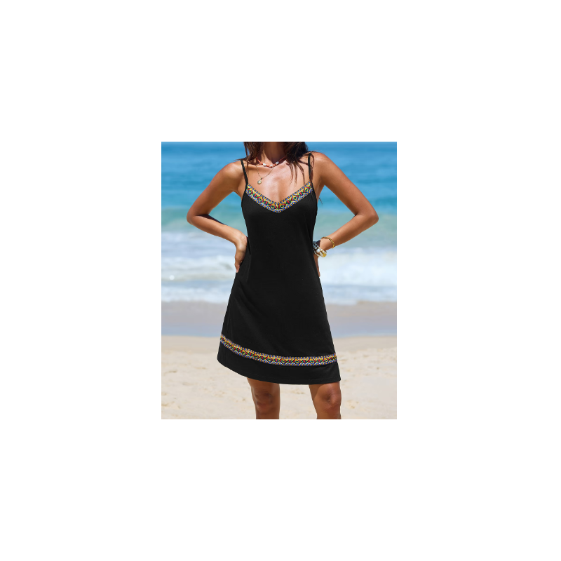 Straight Up Black Mini Dress