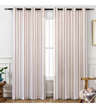 Red Blackout Curtain 63"