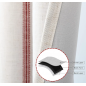 Red Blackout Curtain 63" Red Blackout Curtain 63"