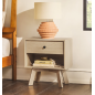 Modern Frame 1-Drawer Nightstand Modern Frame 1-Drawer Nightstand