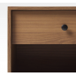 Modern Frame 1-Drawer Nightstand - Brown Modern Frame 1-Drawer Nightstand - Brown