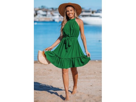 Arabella Green Mini Dress