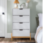 OT 4 Drawer Scandi-Minimalist Chest OT 4 Drawer Scandi-Minimalist Chest