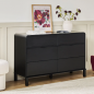 6-Drawer Contemporary Dresser with Curved Top 6-Drawer Contemporary Dresser with Curved Top