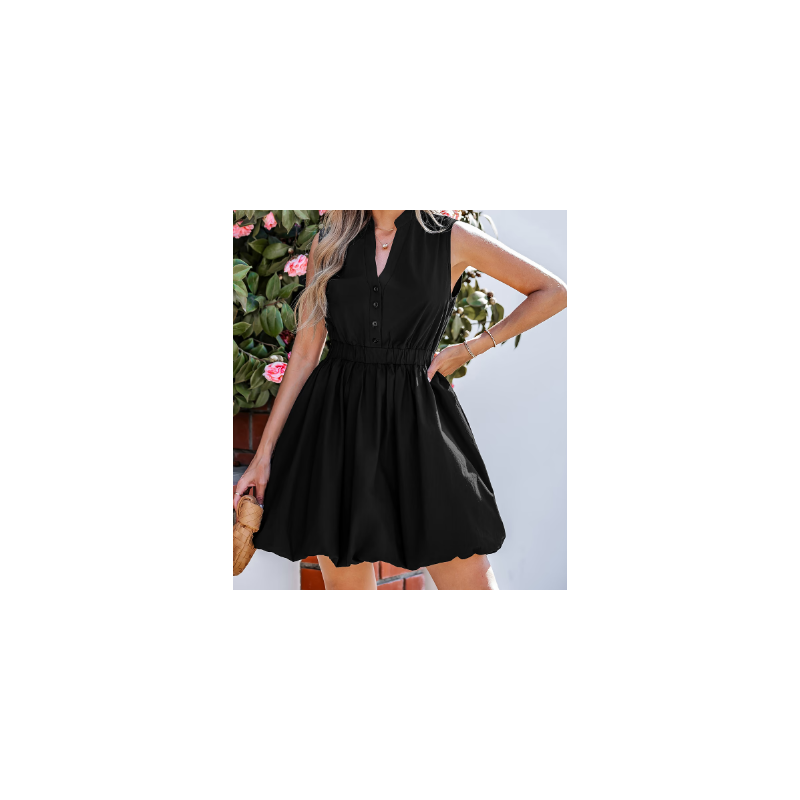 City Aura Black Mini Dress