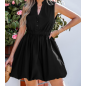 City Aura Black Mini Dress