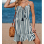 Classic Lines Striped Mini Dress