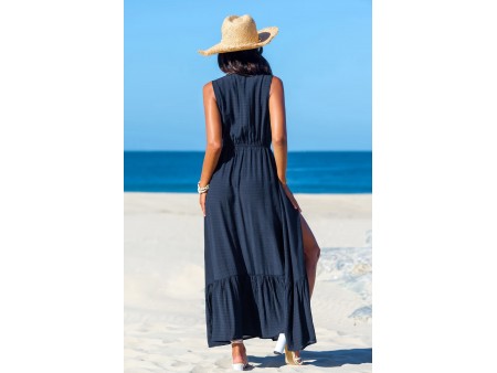 Nautical Night Deep Blue Cover-Up Dress