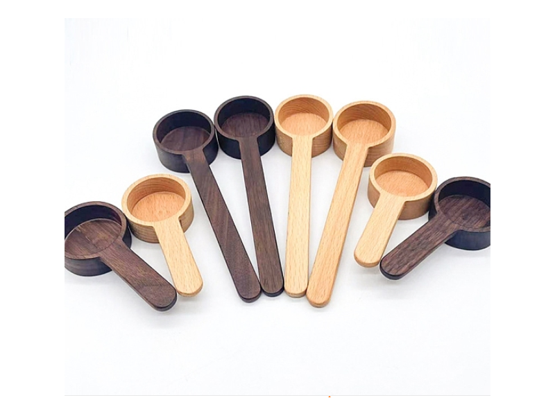 Wooden Measuring Coffee Spoon, for Coffee Beans, Ground Beans, Protein Powder, Spices, Tea