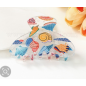 Transparent PVC Claw Hair Clips, Sea Animal Pattern Claw Hair Clips, Colorful