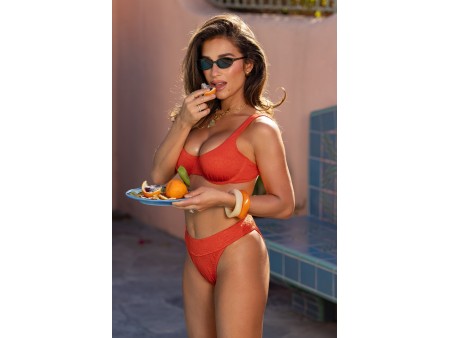 x JJD Citrus Grove Orange Bikini Set