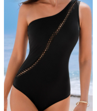 Black Backless Long  One-Piece