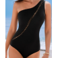 Black Backless Long  One-Piece