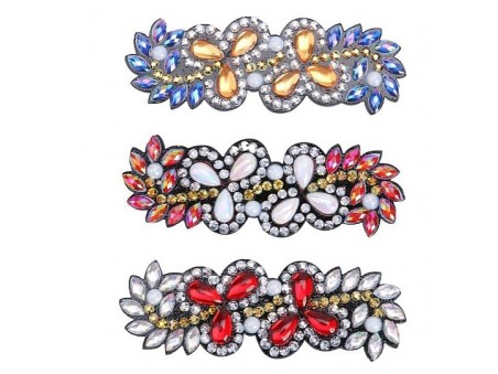 DIY 3Pcs 3 Color Flower Hair Clip Diamond Painting Kits