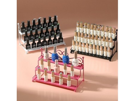 3 Layer Iron Display Stands, Display Risers for Nail Polish