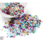 Nail Art Glitter, Manicure Sequins, DIY Paillette Tips Nail, Mixed Shapes, Mixed Color