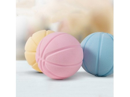 TPR Rubber Dog IQ Treat Mini Basketball, Interactive Pet Food Dispenser, Dog Chew Toy Ball