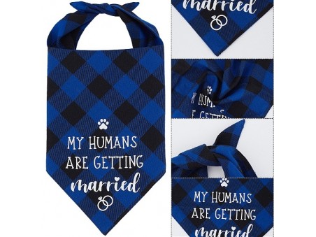 Gorgecraft Cloth Pet Handkerchi, Pet Supplies, Triangle with Tartan Pattern