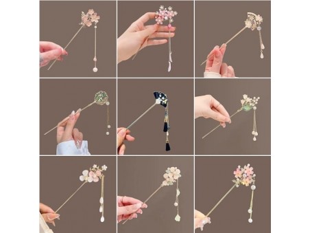 Alloy Hair Sticks, Hair Accessories for Women & Girls