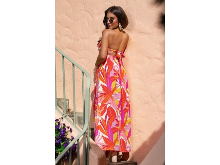 Villa Vibes Tropical Maxi Dress