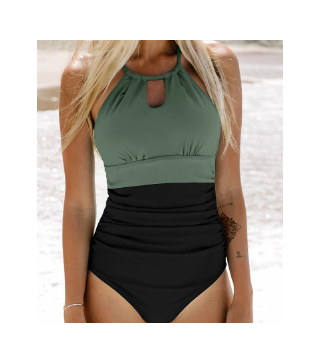 Tunnelled One Piece Swimsuit