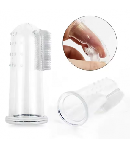 Super Soft Pet Finger Toothbrush Teddy Dog Brush Bad Breath Tartar Teeth Care Tool Dog Cat