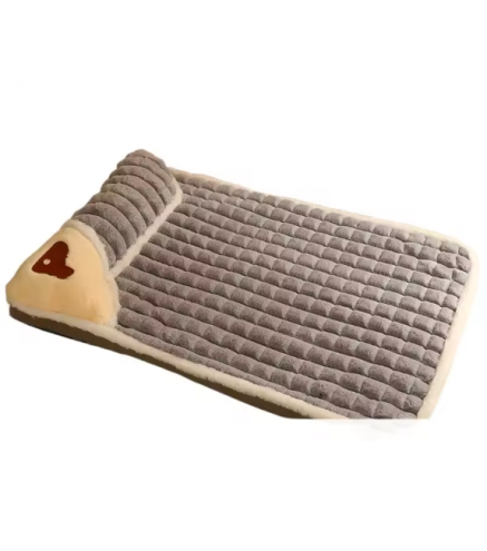 Dog Bed Thick Deep Sleep Pet Bed Cat Kennel Small and Medium Dog Pets Mat Washable Pets Supplies brown