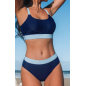 Ola de Verano Scoop Neck Midkini Top & Mid-Rise Bottoms Set