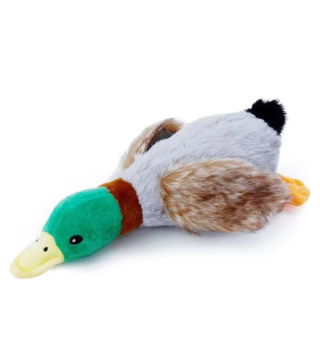 Cute Plush Duck Sound Toy Stuffed Squeaky Animal Squeak Dog Toy Cleaning Tooth Dog Chew Rope