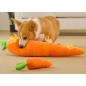 Dog Toy Pet Carrot Plush Toy Vegetable Chew Toy for Small Medium Large Dogs Universal Pet