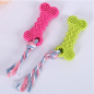 Dog Chew Toys Teeth Cleaning Puzzle Sturdy Teething Dog Cookies Shaped Toys for Home