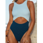 copy of Crossback Tankini Top & High-Waisted Bottoms Set