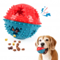 Dog Chew Toys Grinding Teeth Sound Ball Toys Leaking Food Balls Anti Bite Interactive Training Cleaning Teeth Toys red