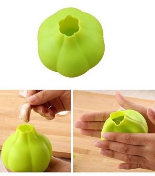 Silicone Garlic Peeler, Food Grade Silicone Soft Garlic Peeler, Garlic Peeling Tool