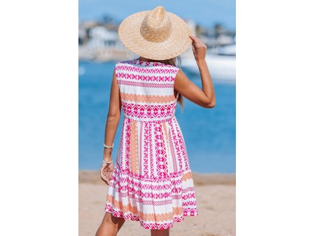 Tulum Bound Geo Mini Dress