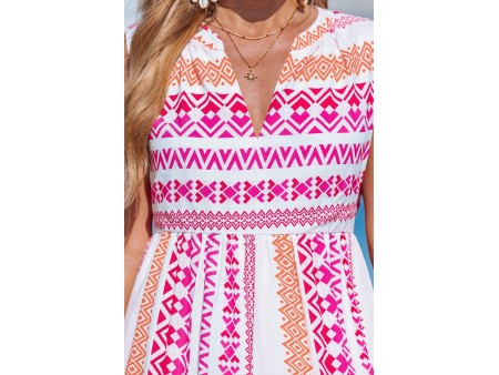 Tulum Bound Geo Mini Dress